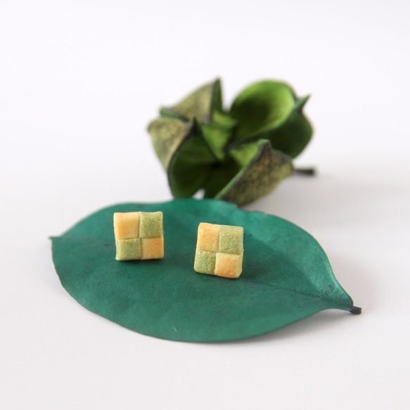 Mini Chessboard cookies -Matcha flavor 2枚目の画像