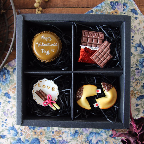 愛要現在說 傳情巧克力五入磁鐵禮盒含小卡 情人 結婚 生日禮 第1張的照片