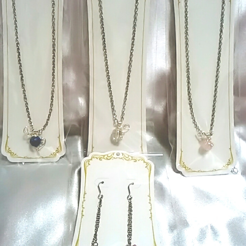 ♢ハンドメイド【パワーストーンネックレス】ワイヤーアート