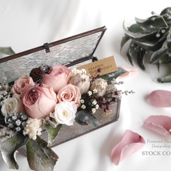 レトロアンティークなフラワーアレンジ＊プリザーブドフラワー＊母の日