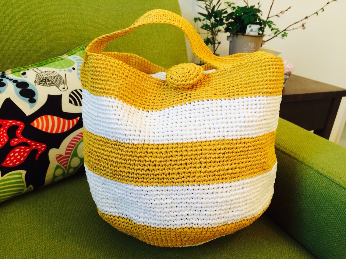 ラウンド ツートンカラーバッグ