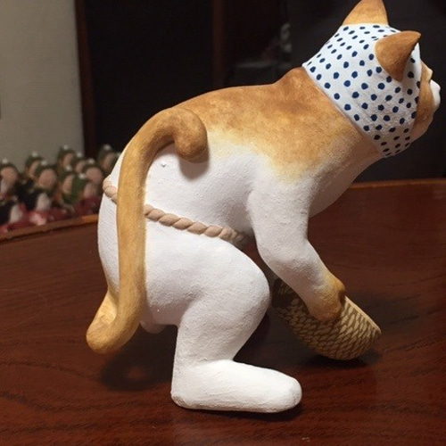 猫の置物。 招き猫 水陶 通販 11223487｜Creema(クリーマ)