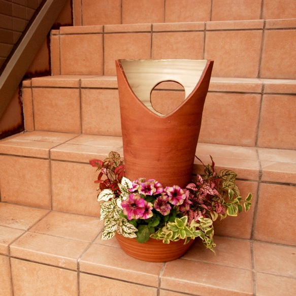 植木鉢。傘立て、花器。no.007 3枚目の画像