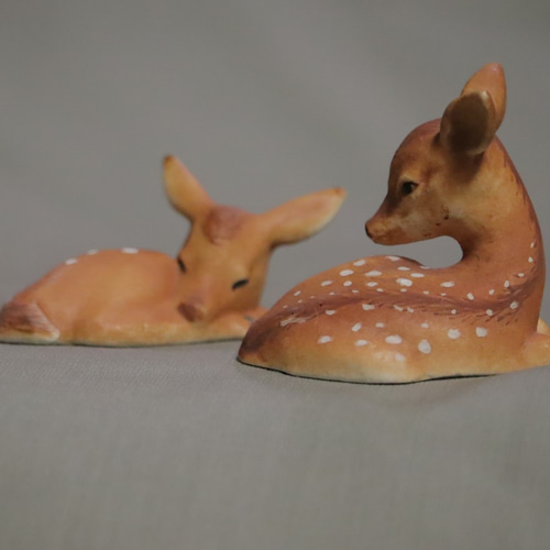 レア✴︎旧ソ連ハンドメイド　鹿の親子　ソビエト製 鹿肉 丸骨 2kg 北のジビエ直販:北海道エゾシカ