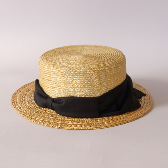 カンカン帽（麦×レースブレード）　T1308 4枚目の画像