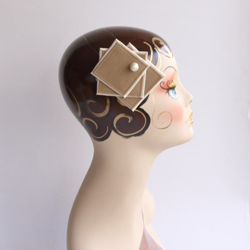 最終価格　tête salondechapeau ヘッドドレス スクエアヘッドドレス T1349 ヘッドドレス（アクセサリー） tête