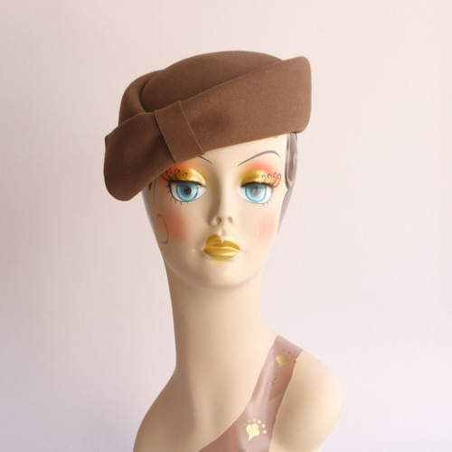 caramel ベレー帽 VARZAR クリアランス 正規販売店 バザール ニットハンチング