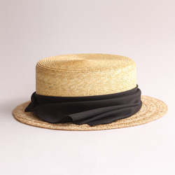 カンカン帽（麦×レースブレード）　T1308 7枚目の画像