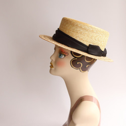 カンカン帽（麦×レースブレード）　T1308 9枚目の画像