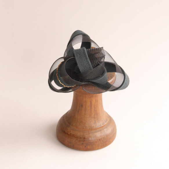 ホースヘアのヘッドドレス（mini）T1302 4枚目の画像