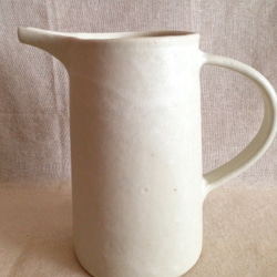 陶製ピッチャー(白マット) 2枚目の画像
