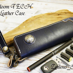 プルームオーラケース ワインレッド系グラーデション染め アイコス