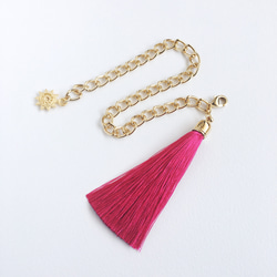 Pink Tassel and the Sun 【bracelet】 4枚目の画像