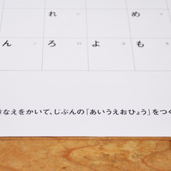 こどもといっしょに楽しむ「あいうえお表」と「枠だけのあいうえお表」 4枚目の画像