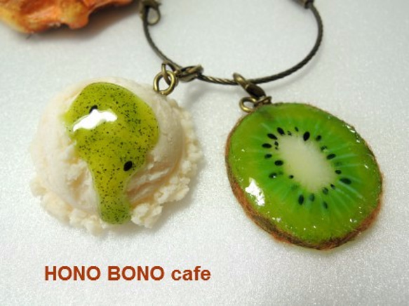 ワッフルキーリング　キウイバージョン　by HONO BONO cafe 2枚目の画像