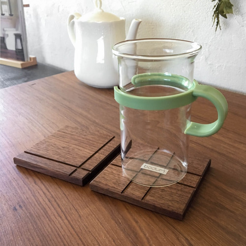 伏見工業 ラグビー グラス 木製コースター 伏見工業 ラグビー グラス 木製コースター