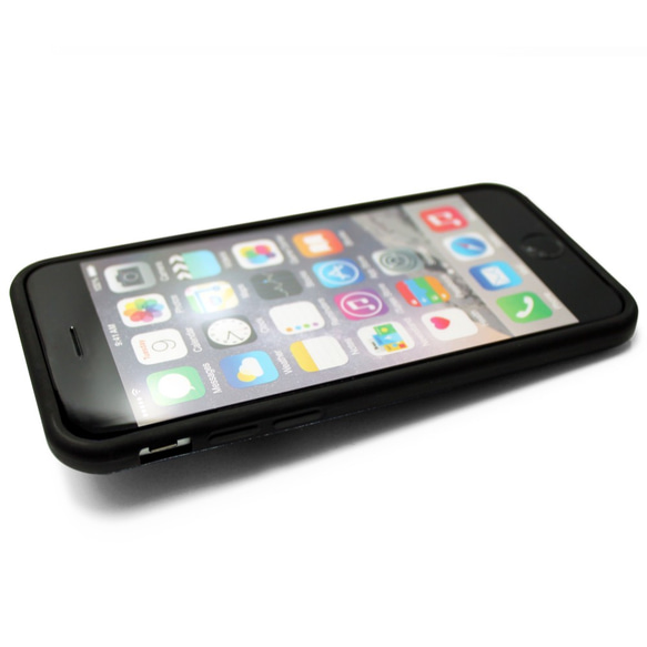 iphone6/iphone6sケース（4.7寸用）レザーケースカバー（オフホワイト）赤リンゴ 6枚目の画像