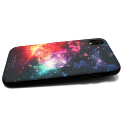 iphoneXRケース / iphoneXRカバー レザーケースカバー　宇宙　ギャラクシー/XR 3枚目の画像