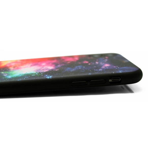 iphoneXSMAXケース / iphoneXSMAXカバー レザーケースカバー　宇宙　ギャラクシー 4枚目の画像