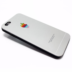 iphone6/6sケース（4.7寸用）☆軽量アルミケースカバー（シルバー×ブラック）silver 2枚目の画像