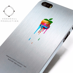 iphone5/5s/SE 合金チタンケースカバー（マットシルバー）銀