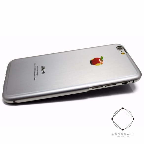 iphone6ケース/iphone6sケース（4.7寸）合金チタンケースiphoneカバー（マットシルバー） 1枚目の画像