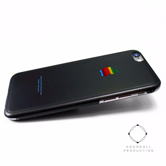 iphone6ケース（4.7寸）合金チタンケースiphoneカバー（マットブラック） 1枚目の画像