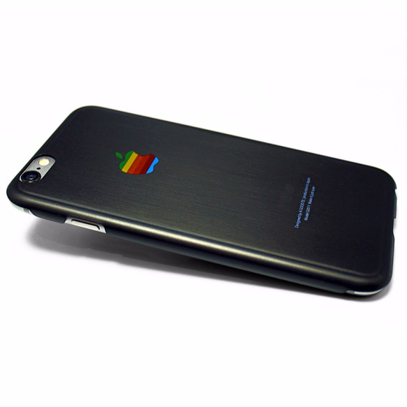 iphone6ケース（4.7寸）合金チタンケースiphoneカバー（マットブラック） 2枚目の画像