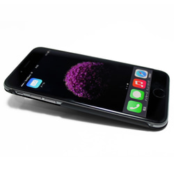 iphone6ケース（4.7寸）合金チタンケースiphoneカバー（マットブラック） 3枚目の画像