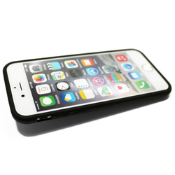 iphone6plus / 6splusケース（5.5寸用）☆レザーケースカバー（オフホワイト×ブラック）黄金のリンゴ 5枚目の画像