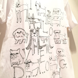 ワンコいっばいライトオンスTシャツ 2枚目の画像