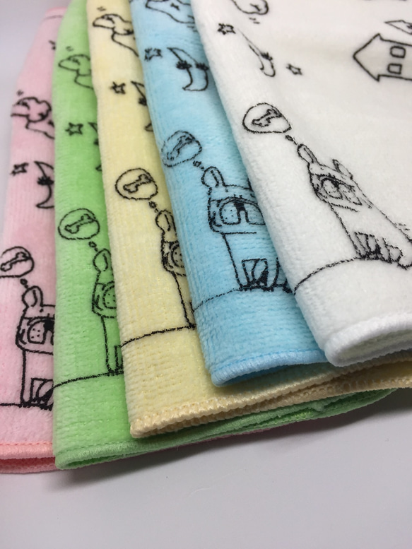 大ちゃん　パグちゃん柄 大ちゃん様専用 パグちゃん ハンドタオル ☆オーダーページ☆ハンカチ