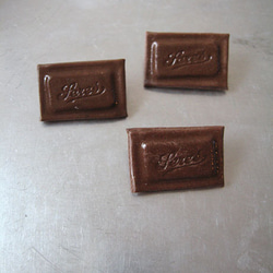 チョコレートブローチ/チョコレート 2枚目の画像