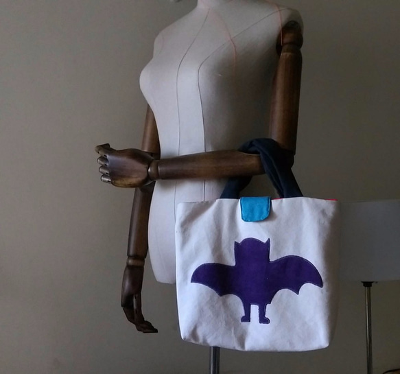[蝙蝠]手拿包\電腦包 bat man bag [booboohug*布布抱抱] 4枚目の画像