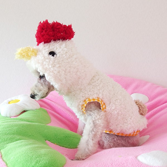 にわとり☆着ぐるみ＊S~Lサイズ ペット服・アクセサリー