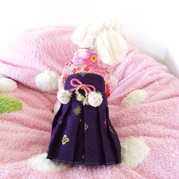 京西陣　雅な袴＊ピンク