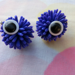 Monster Kawaii eye Earring 第3張的照片