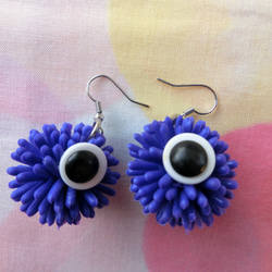 Monster Kawaii eye Earring 第4張的照片