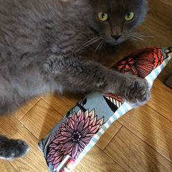 【SALE!】 猫用キッカー　北欧柄 ペットのインテリア　猫のおもちゃ　ケリケリ　蹴りぐるみ 11枚目の画像