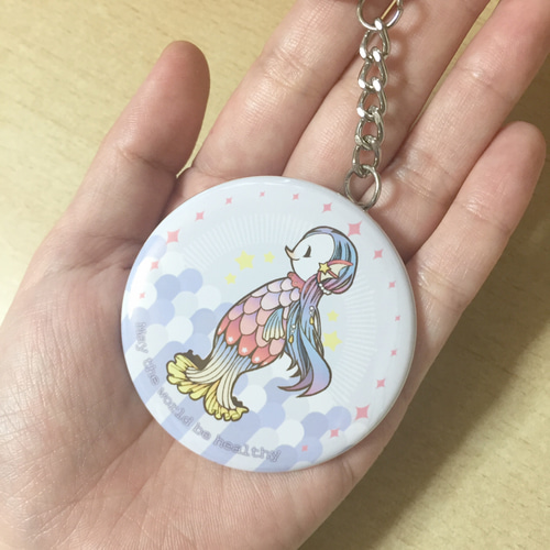 送料無料】アマビエ あまびえ キーホルダー 缶バッチ クリップ その他