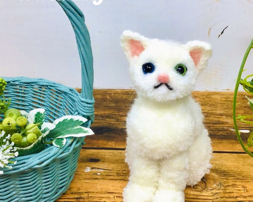 アミー様オーダー つまみ細工 十二支、猫ちゃん アミー様オーダー つまみ細工 十二支、猫ちゃん