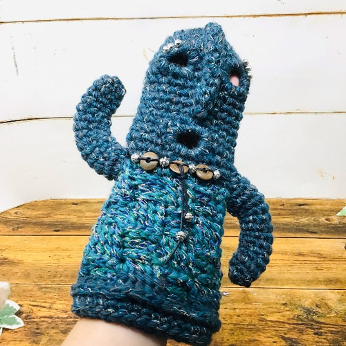 かぎ針編みの埴輪ちゃん（青銅） あみぐるみ Nobuko Tada 通販