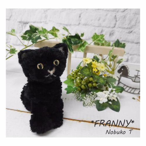 毛糸の猫】真っ黒なネコ（ブラッキー） あみぐるみ Nobuko Tada 通販