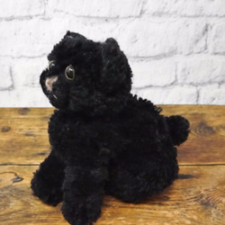 【毛糸の猫】真っ黒なネコ（ブラッキー） 3枚目の画像