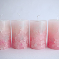 桜色のアロマボタニカルcandle 5枚目の画像