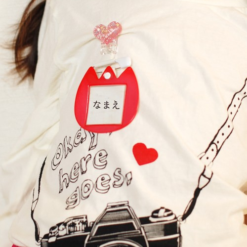 穴を開けない名札クリップ かわいい ハート♡❤♡ スター・くま