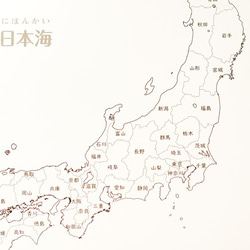 自由に書き込める白い「日本地図」ポスターA2サイズ　2枚セット カルトグラフィー 2枚目の画像