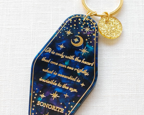 再入荷！「夜空の星」♪キラキラ キーホルダー キーチャーム 月 ムーン