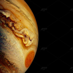 ジュピター、木星の南温帯と大赤斑 5枚目の画像