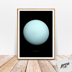 天王星 ウラヌス - 横向きに回転する水色の惑星、Uranus 1枚目の画像